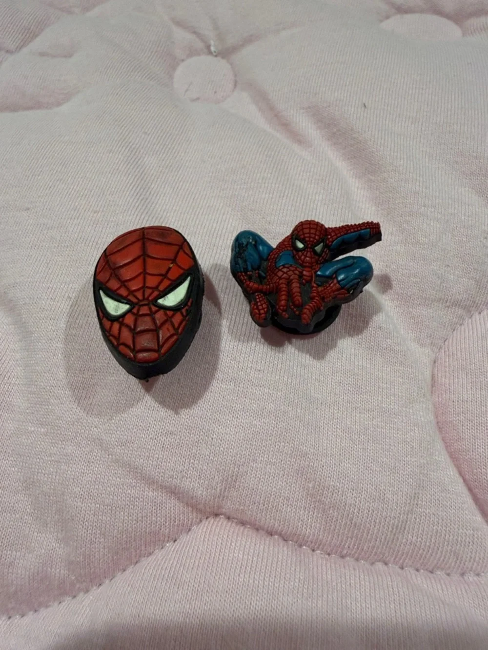 Jibbitz Kids Superhero & Character Shoe Charms in Red, Blue, Yellow, Brown
